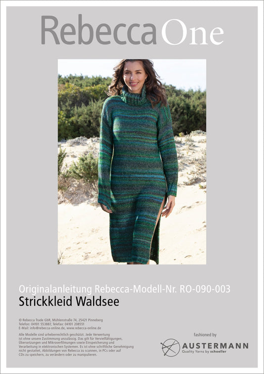 Strickanleitung: Modisches Strickkleid Waldsee - Handarbeiten - 1